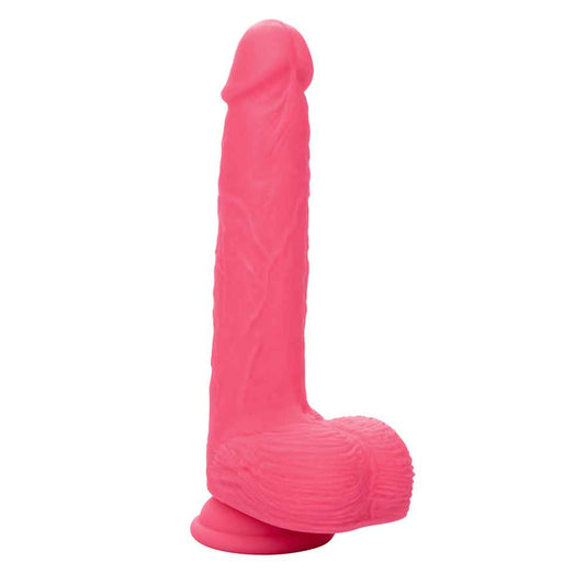 CalExotics Rechargeable Rumbling & Thrusting Silicone Stud, 7" Pink - SE0251053