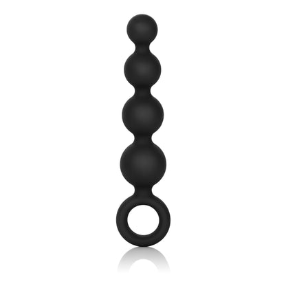 Silicone Booty Beads - Black by CalExotics