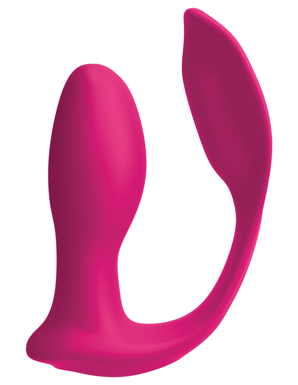 Threesome Double Ecstacy Silicone Vibrator - Pink by Pipedream