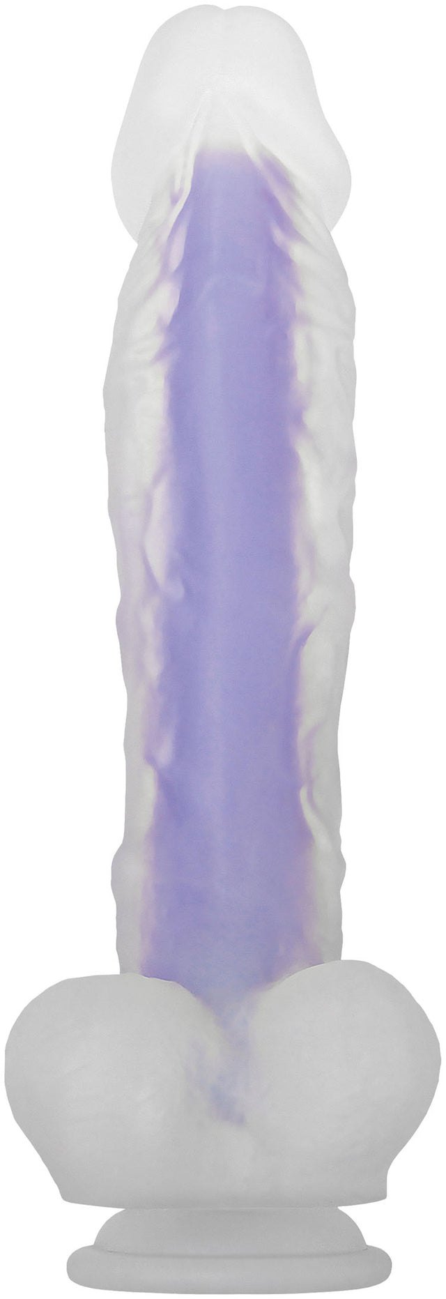 Evolved Novelties Luminous 10" Dildo Stud with Suction Base - EN-DD-6245-2