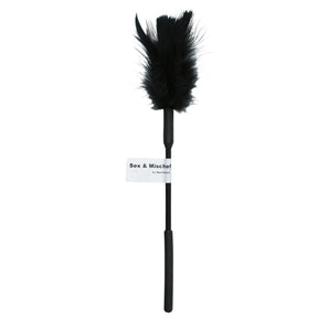 Sportsheets Sex & Mischief Feather Tickler — Black - SS100-70