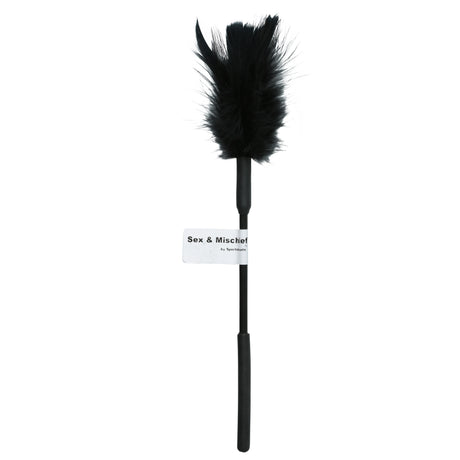 Sportsheets Sex & Mischief Feather Tickler — Black - SS100-70
