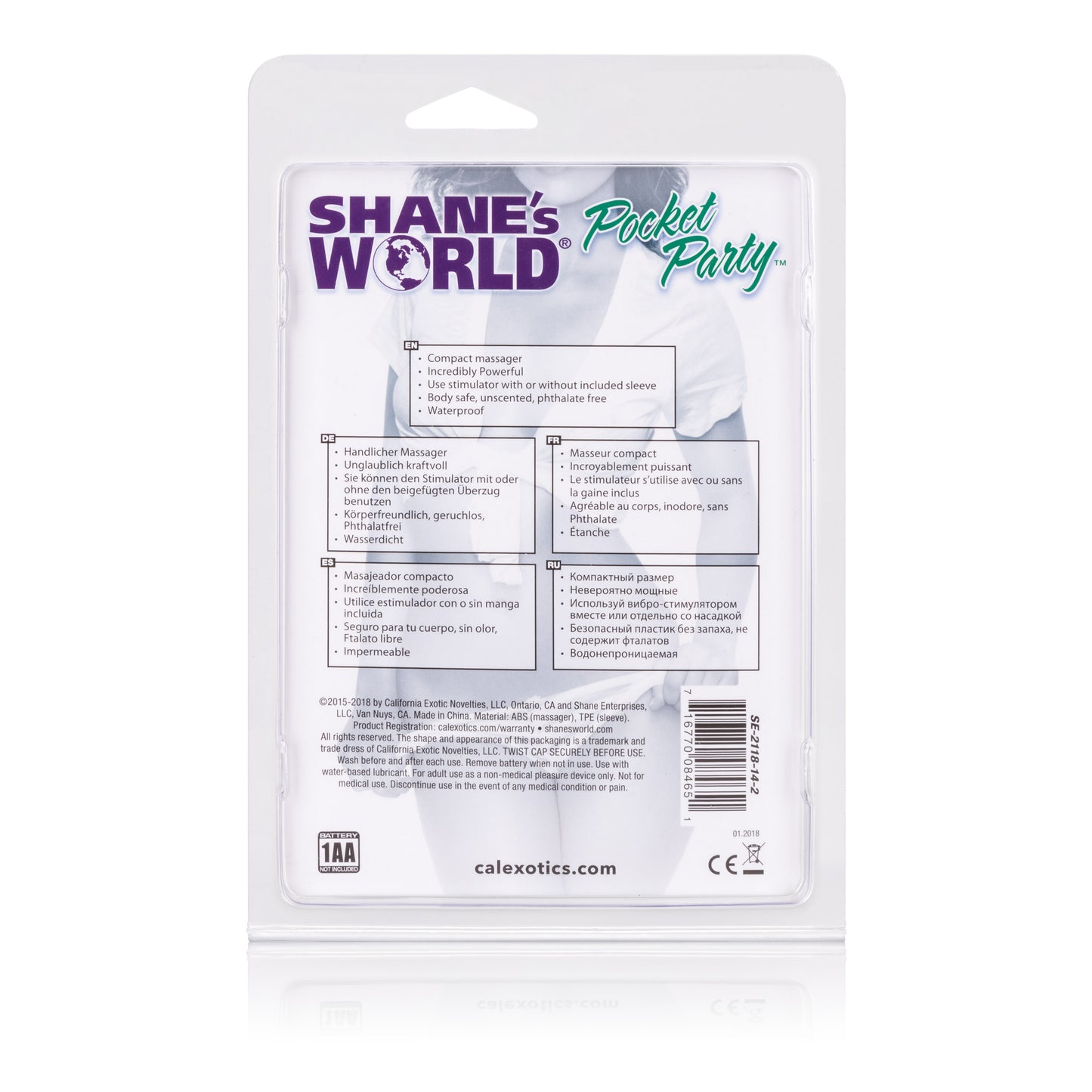 Shanes World Pocket Party - Purple by CalExotics