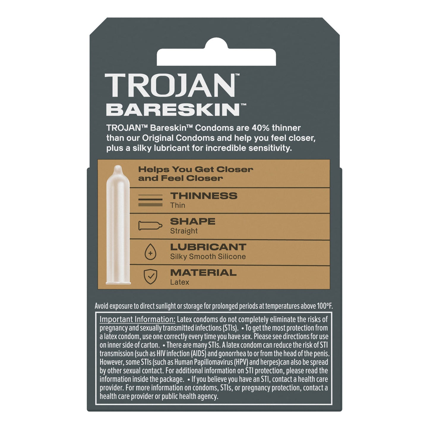 Trojan Sensitivity Bareskin Lubricated Condoms - 3 Pack by Paradise Marketing
