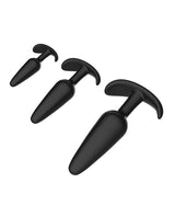 Curious Level Up Anal Trainers — 3‑Piece Silicone Anchor Set
