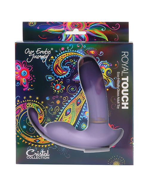 Cristal Royal Touch Glass and Silicone Vibrator by Cristal