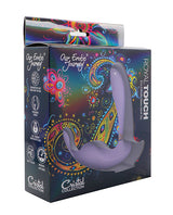 Cristal Royal Touch Glass and Silicone Vibrator by Cristal