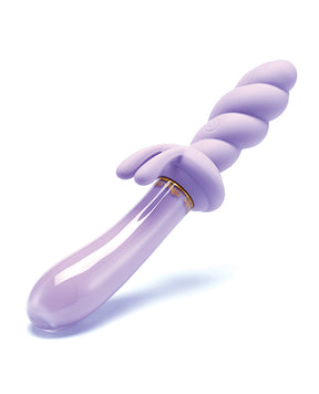 Cristal Jade Twist Glass Rabbit by Cristal