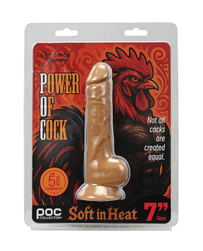 Power of Cock 7" Dildo - Ivory by Power of Cock