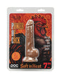 Power of Cock 7" Dildo - Dark Tan by Power of Cock