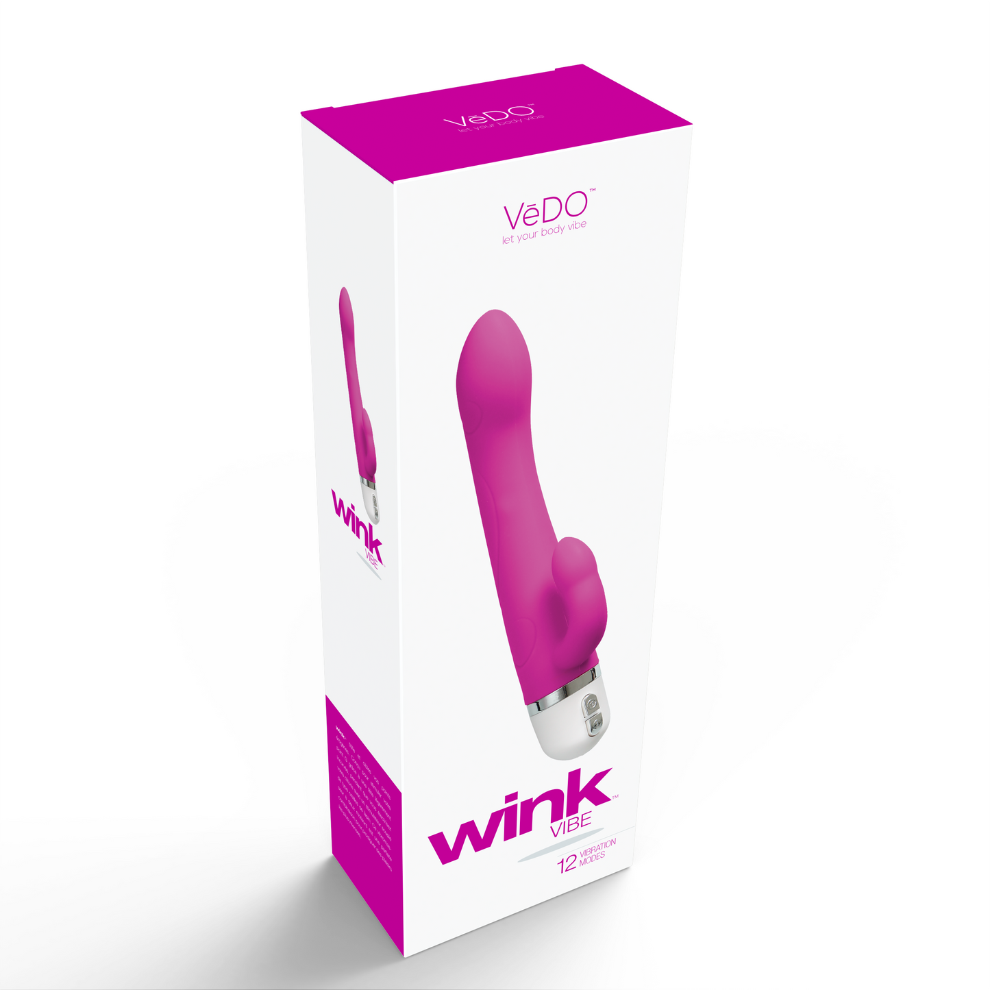 Wink Vibrator G Spot - Hot in Bed Pink by VeDO