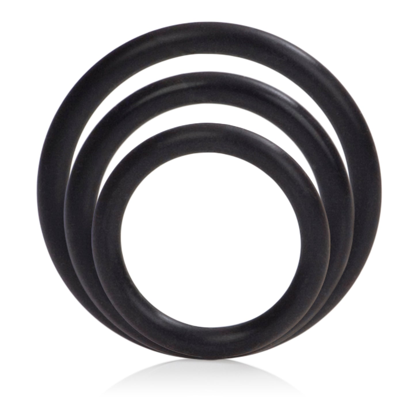 Silicone Support Rings - Black by CalExotics