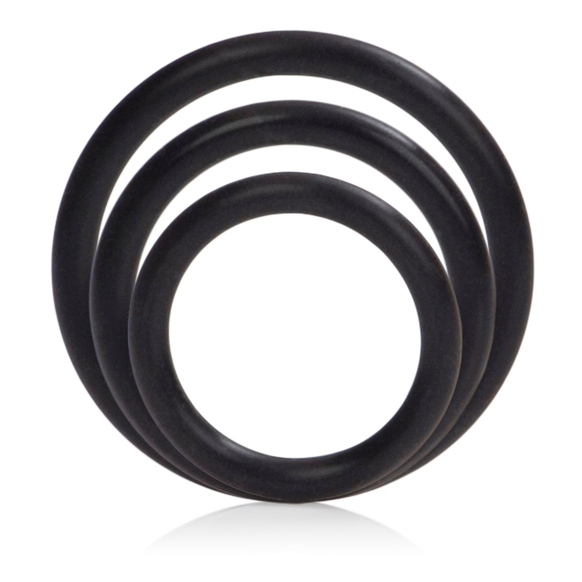 Silicone Support Rings - Black by CalExotics