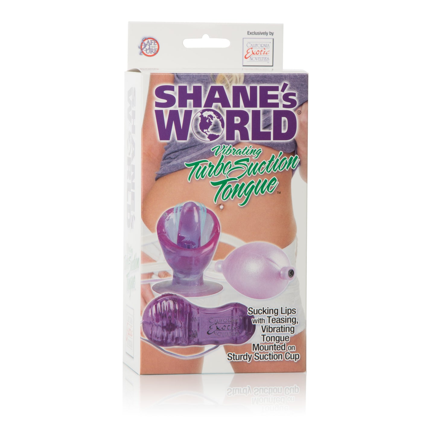 Shane's World Vibrating Turbo Suction Tongue - Purple by CalExotics