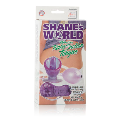 Shane's World Vibrating Turbo Suction Tongue - Purple by CalExotics