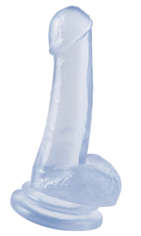 "Basix Rubber Works 8 Inch Suction Cup Dong - Clear PD4308-20"