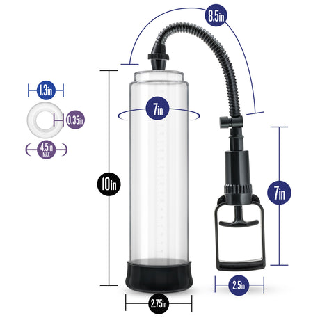Blush Performance VX3 Male Enhancement Pump System — Clear - BL-03091