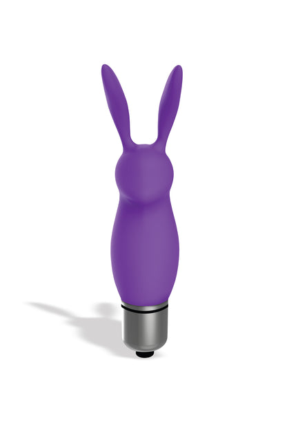 The 9's Silibuns Silicone Bunny Bullet - Purple by Icon Brands
