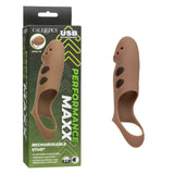 CalExotics Performance Maxx Rechargeable Stud Cock Ring, Brown - SE1633763