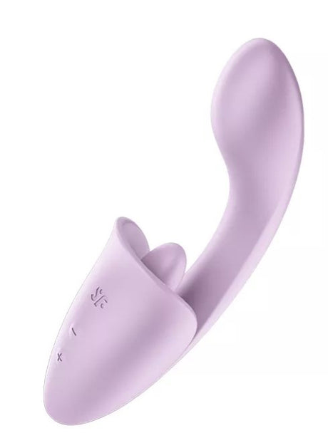 Satisfyer Tongue Expert Dual Tongue & G-Spot Stimulator, Purple - SAT-4080604