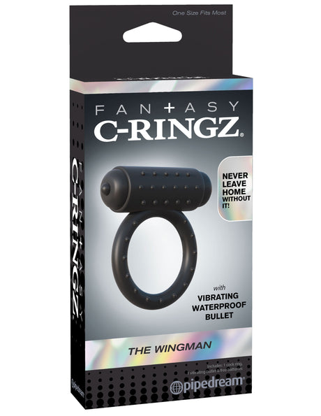 Fantasy C-Ringz the Wingman - Black by Pipedream