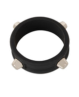Rebel Cock Ring w/Studs - Black by Rebel