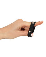 Rebel Cock Ring w/Studs - Black by Rebel