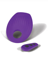 Couples Choice Grinding Cushion with Cock Ring — Purple