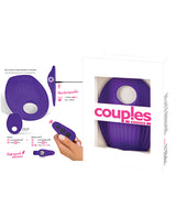Couples Choice Grinding Cushion with Cock Ring — Purple
