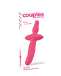 Couples Choice 2in1 Vaginal & Anal Vibrator - Pink by Couples Choice