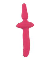 Couples Choice 2in1 Vaginal & Anal Vibrator - Pink by Couples Choice
