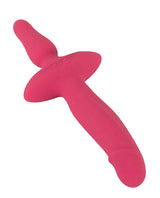 Couples Choice 2in1 Vaginal & Anal Vibrator - Pink by Couples Choice