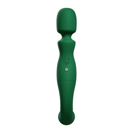 Femme Funn Naya Wand Vibrator — Dark Green, 11 Modes, 3.7" Insertable - FF-1058-17