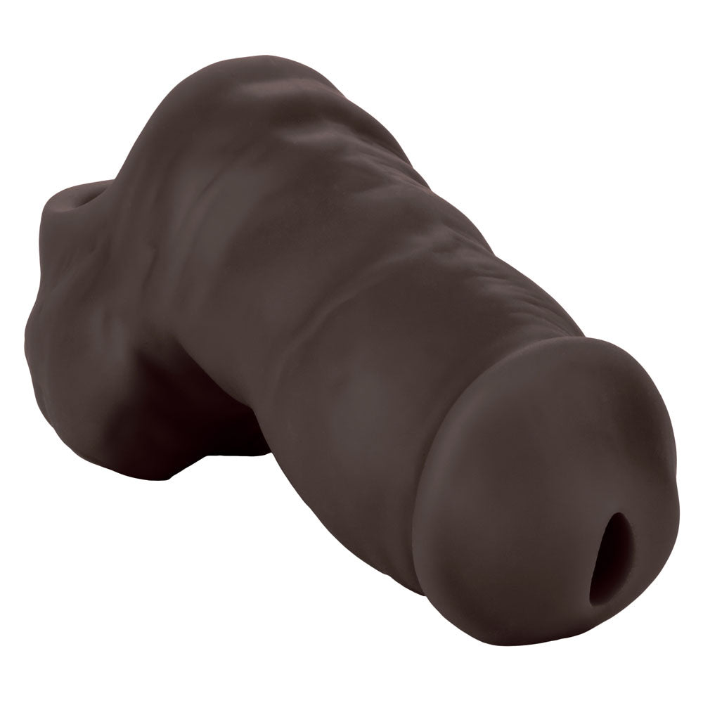 Packer Gear 4 Inch Ultra-Soft Silicone Stp Packer - Black by CalExotics