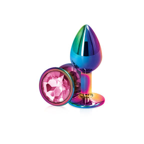nsnovelties Rear Assets Small Anal Plug — Multicolor Pink - NSN0960-14