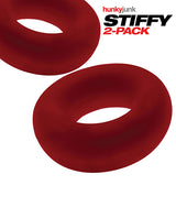 Hunky Junk Stiffy 2-Pack Cockrings — Cherry Ice