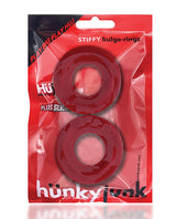Hunky Junk Stiffy 2-Pack Cockrings — Cherry Ice