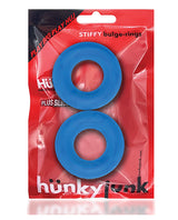 Hunky Junk Stiffy 2-Pack Cockrings — Teal Ice
