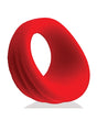 Hunky Junk Expander Slimmer Scoop Cockring - Red Velvet by Hunky Junk