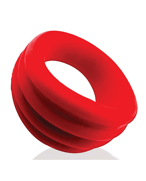 Hunky Junk Expander Scoop Cockring — Slim Fit Red Velvet