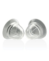 Hunky Junk Nano Nips Nipple Nubs, Clear Liquid Platinum Silicone