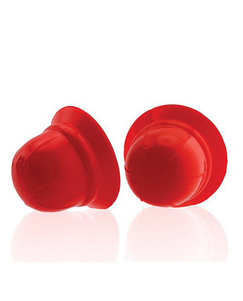 Hunky Junk Nano Nips Nipple Nubs — Red Silicone