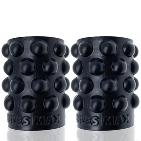 Oxballs Bubbles Max Nipsuckers — Black (Liquid Platinum Silicone) - OX-1923-BLKMAX