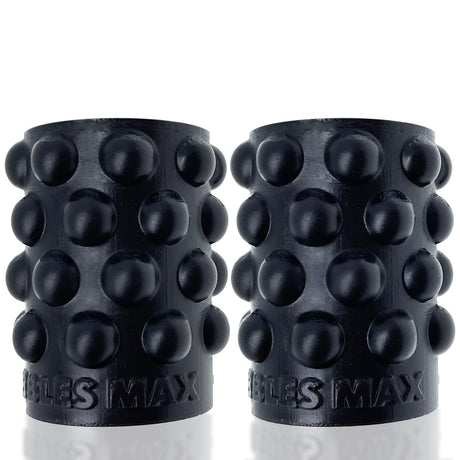 Oxballs Bubbles Max Nipsuckers — Black (Liquid Platinum Silicone) - OX-1923-BLKMAX