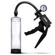 Curve Toys Pump Up Penis Pump with Gauge & Trigger Handle - Clear - JOCK-CN1035