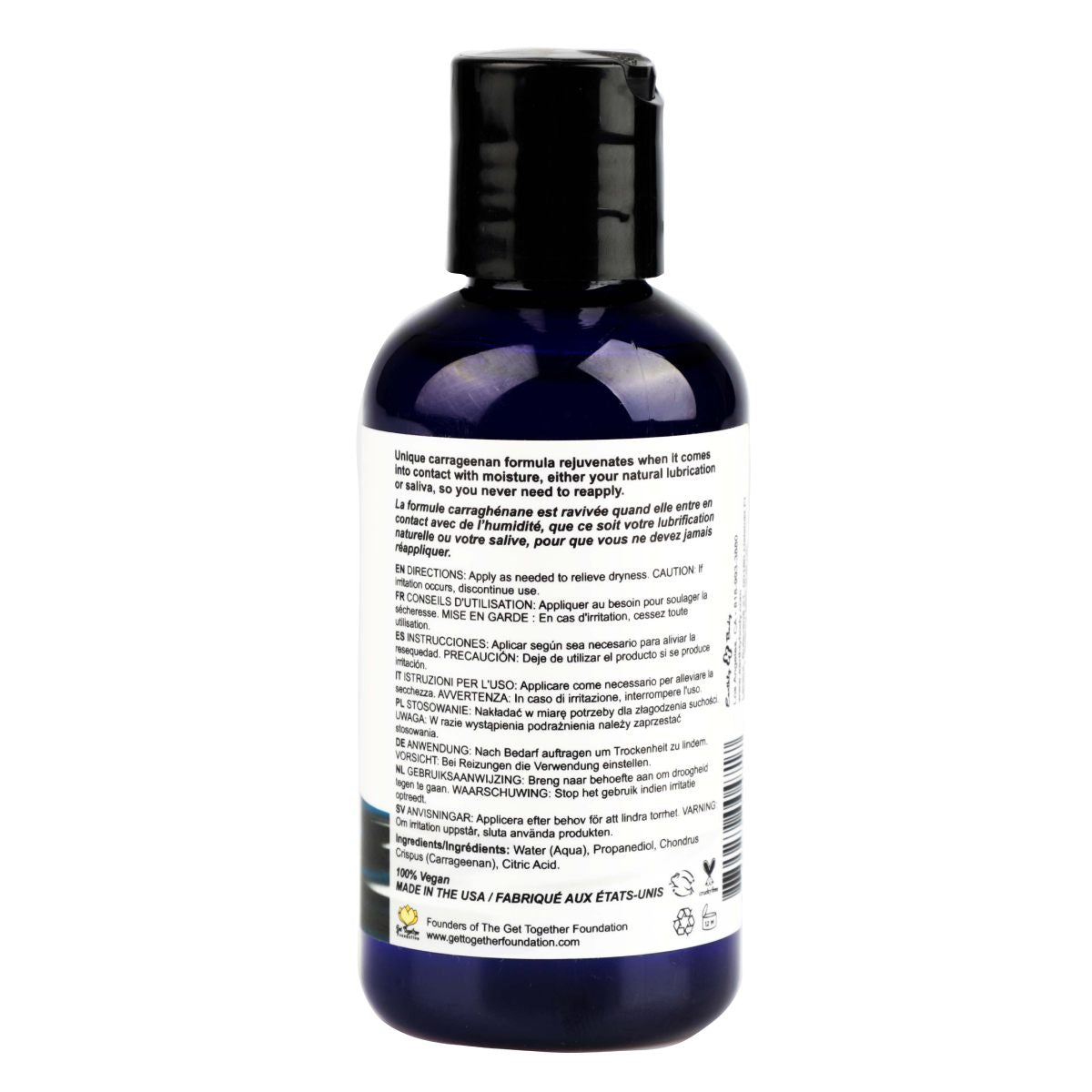 Water Slide Personal Lubricant 4 Oz by Earthly Body
