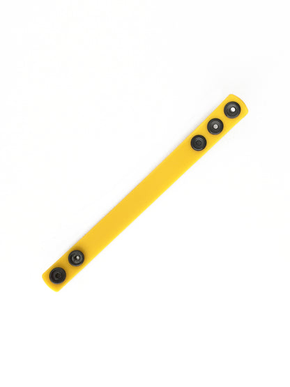 Boneyard Silicone Cock Strap 3 - Snap Ring - Yellow by Rascal - Boneyard
