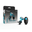 Viben Eluxe Vibrating Gem Anal Plug, Small — Blue Ombre with Remote - VB-CC9156