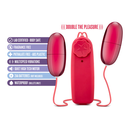 B Yours Double Pop Eggs - Cerise by Blush