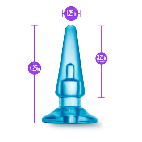 B Yours - Basic Anal Plug - Blue by Blush